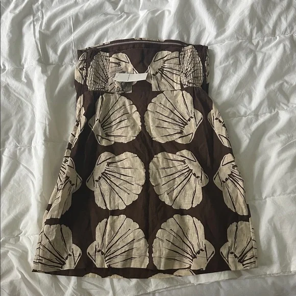 The A&F Scarlett Strapless Linen-Blend Skort - Picture 2 of 6